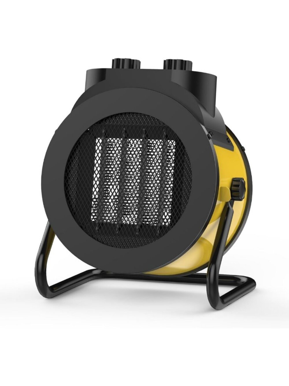 1500W Electric Space Heater - Adjustable Angle, Overheat Protection